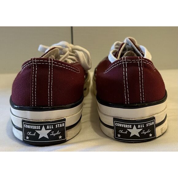 Converse Chuck Taylor Deep Bordeaux Maroon Low-top Shoes Mens Size 6 - Picture 5 of 10